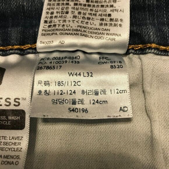 Levis 559‎ blue jeans 44X32 - Picture 4 of 6